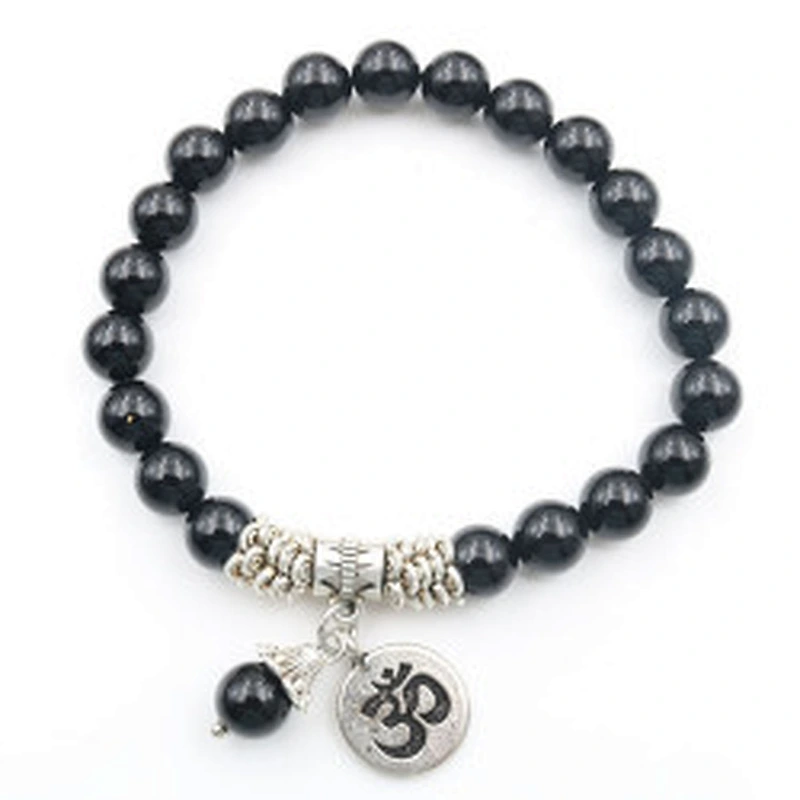 Wollet 8MM Fashion Brand Luxury Natural Stone Healing Crystal Stretch Beaded Bracelet Women Men Handmade Gemstone Round Bracelet