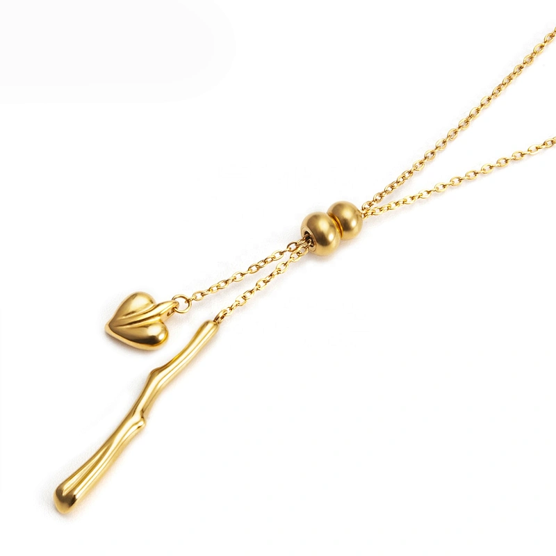 Wollet New Product Fashion Gold Plated 316L Stainless Steel Jewelry Set For Women