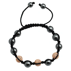 new york wholesale black hematite handmade men custom beaded bracelets 2014