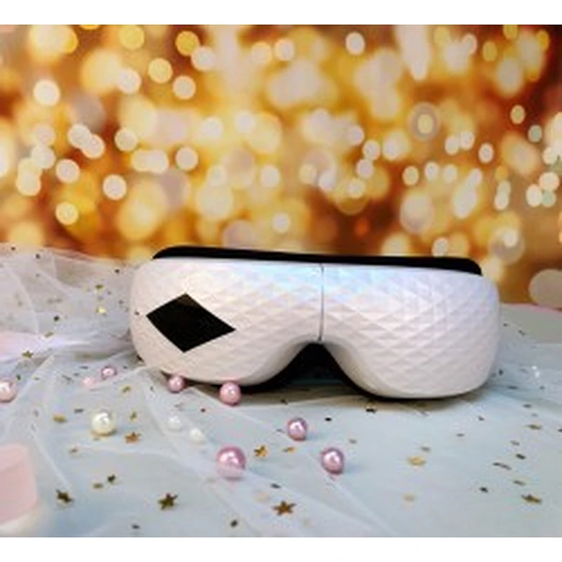 Wollet Heating Built-in Speaker Eye Stress Relaxer Headache Pressure Relief Graphene Eye Massager Mask