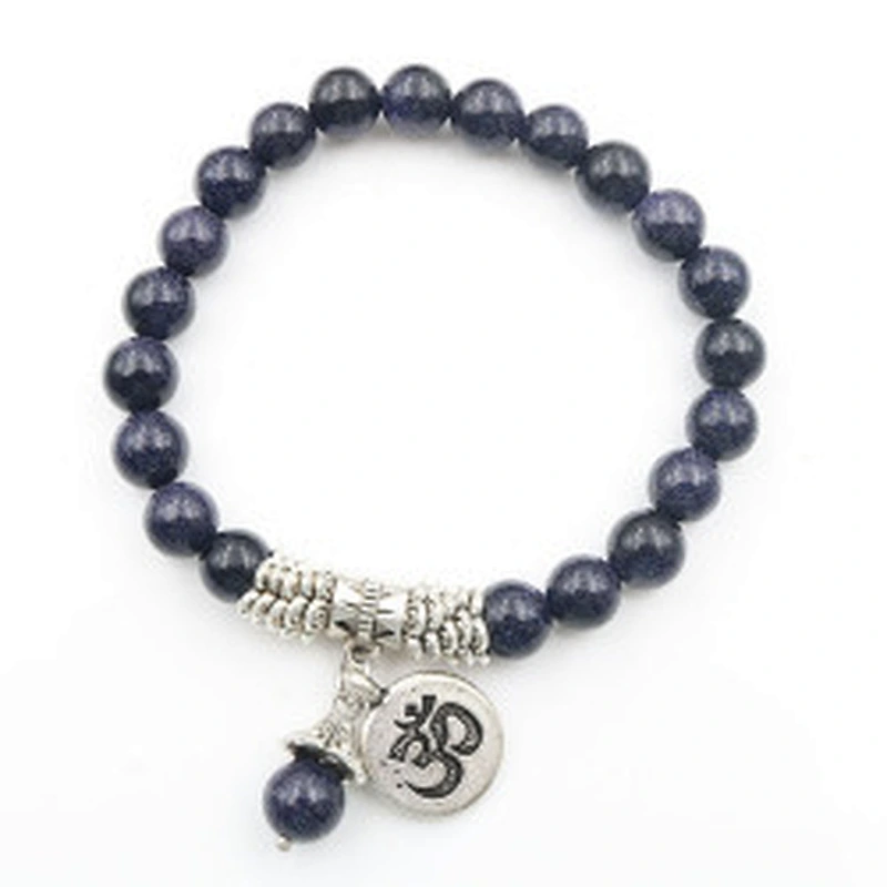 Wollet 8MM Fashion Brand Luxury Natural Stone Healing Crystal Stretch Beaded Bracelet Women Men Handmade Gemstone Round Bracelet