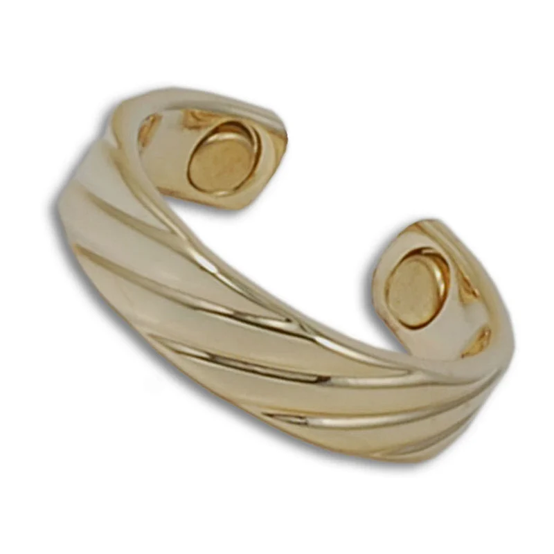 2013 Fashion Coiled Copper Ring Thailand Gold Jewellery