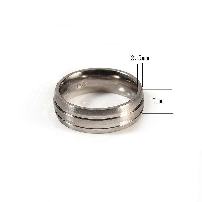 Wollet Fashion Power Bio Magnetic Titanium Steel Wedding Ring For men