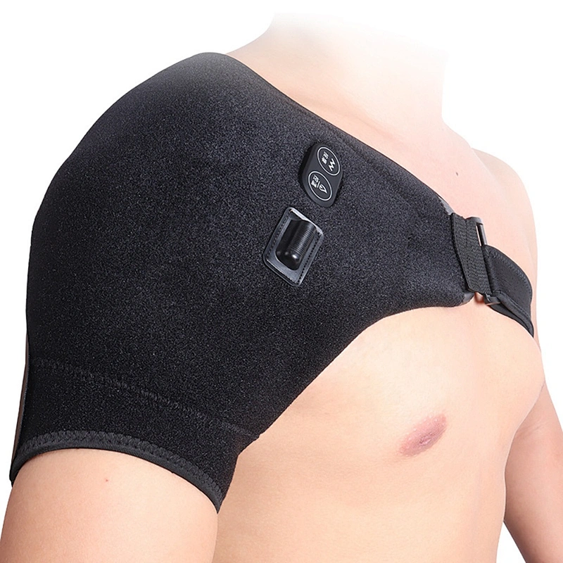 Wollet USB Electric Heating Shoulder Pain Relief Sports Joint Injuries Shoulder Brace Support Strap