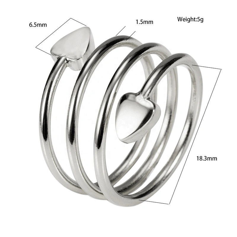 Wollet Magnetic Copper Ring Arthritis Women Pure Copper Rings for Women Adjustable Health with 3PCS Magnets