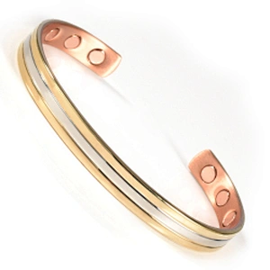 Wollet Mens Pure Copper Bangle  Arthritis Pain Relief Therapy Healthy Copper Magnetic Bracelet
