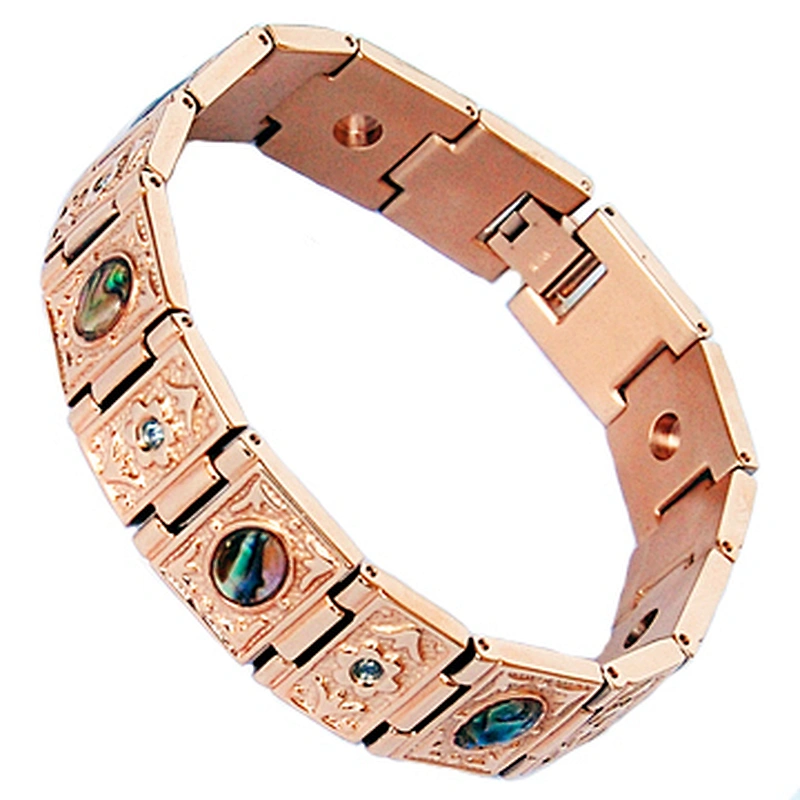 Yellow Topaz Gold Tone Stainless Steel Bracelet Import Jewelry From China