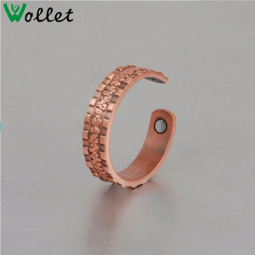 Hot selling magnetic copper ring with two magnets