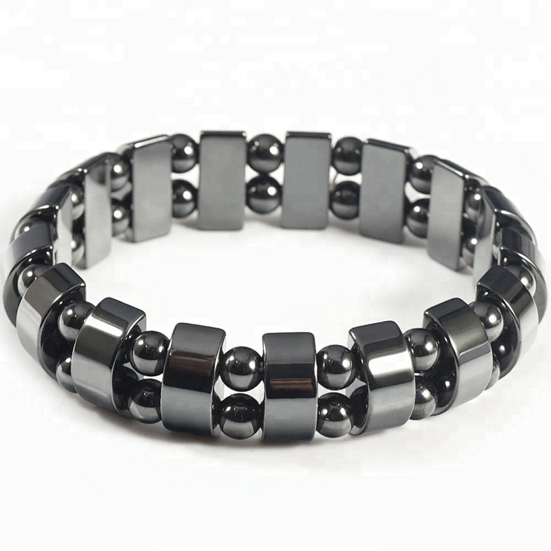 Wollet Hematite Powerful Magnetic Bracelet for Arthritis Pain Relief or for Sports Related Therapy