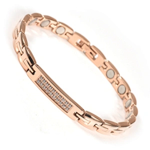 Wollet 2000 Gauss Adjustable Pain Relief Therapy 316L Stainless Steel Japanese Magnetic Bracelet For Men Women Jewelry