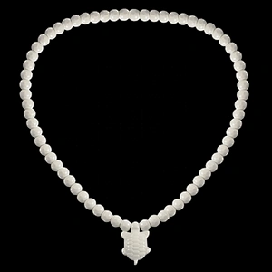 Pop Relax Korea Bio Germanium Tourmaline Stone Necklace Negative Ion Health Care Physiotherapy Long Life Turtle Energy Necklace