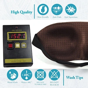 Wollet Health Negative Ion Eye Mask ----100% Block Out Light