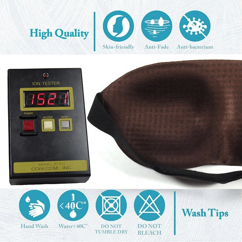 Wollet Health Negative Ion Eye Mask ----100% Block Out Light