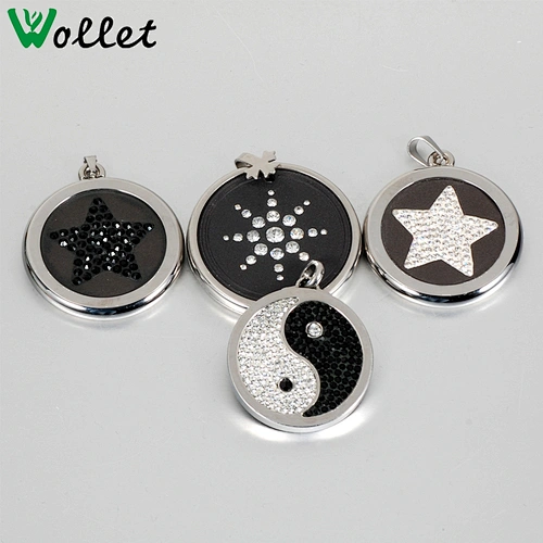 2014 Bulk Sale Black Enamel magnetic pendants quantum science pendant side effects