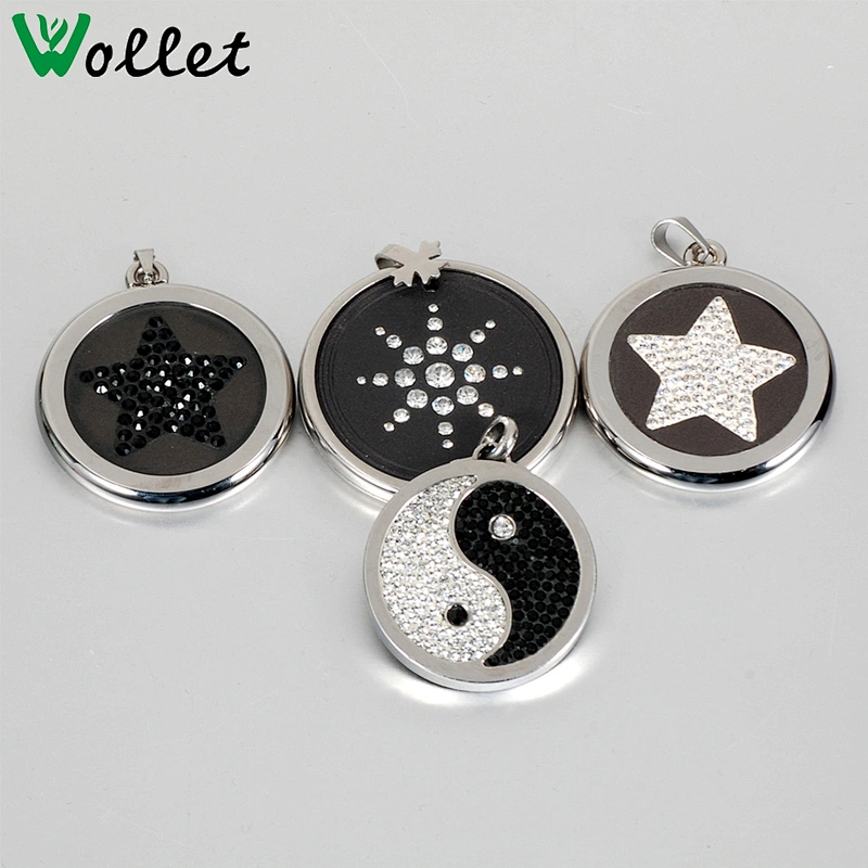 2014 Bulk Sale Black Enamel magnetic pendants quantum science pendant side effects
