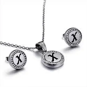 Rose Gold Plated Fashion Women Stainless Steel China Imitation Jewellery