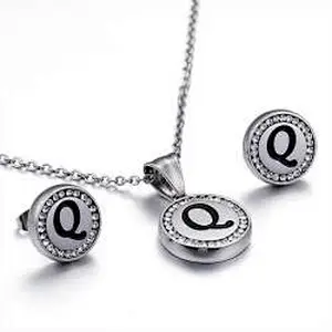 Rose Gold Plated Fashion Women Stainless Steel China Imitation Jewellery