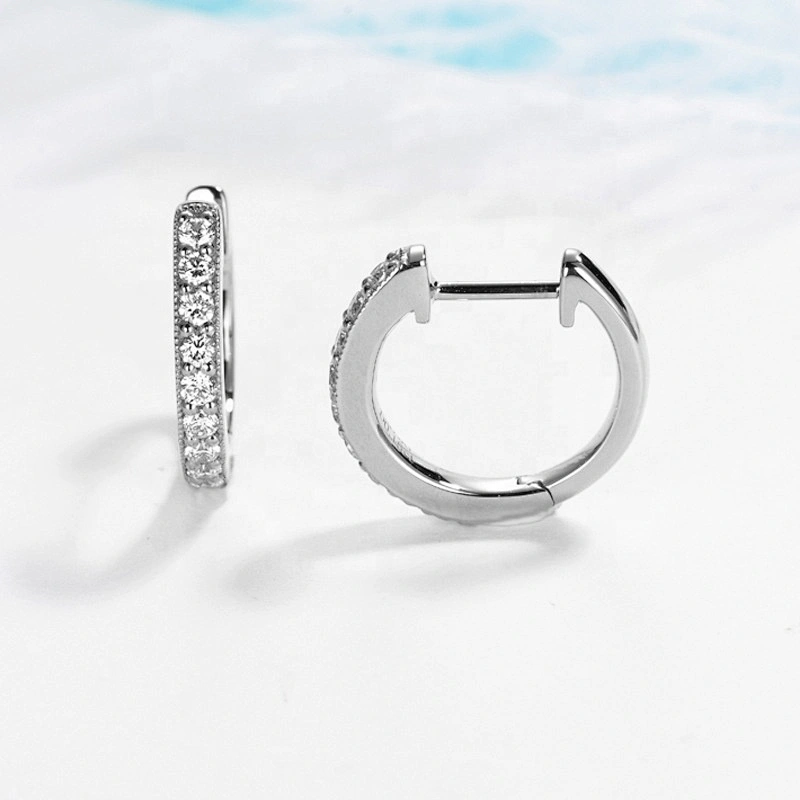 Wollet New Design Zircon Earrings Stainless Steel Earring Diamond Earrings