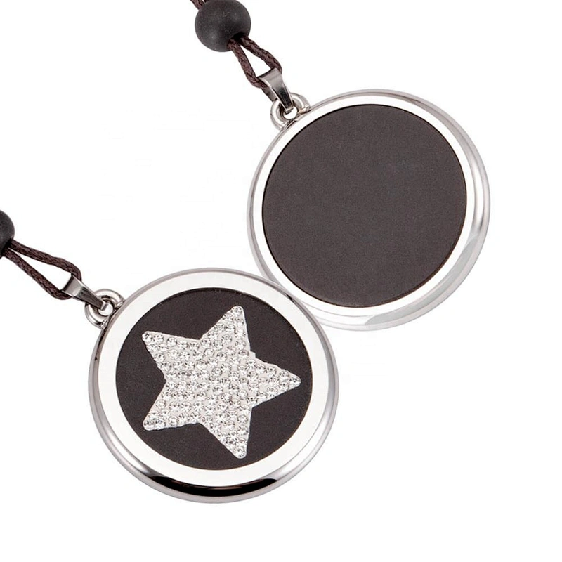 Wollet Manufacturers  Fashion Original Volcanic Rock Negative Ions Quantum Japanese Lava Energy Pendant