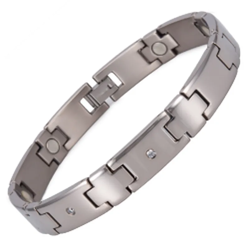 Wollet Hot Sale Health Blood Pressure Stainless Steel Bio Neodymium Magnetic Bracelet
