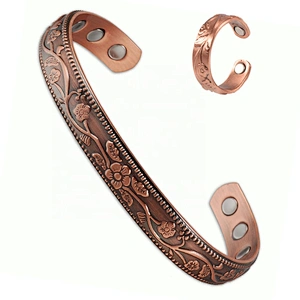 Wollet Healthy Energy Japanese Bio Magnetic Copper Healing Bracelet Copper Jewelry