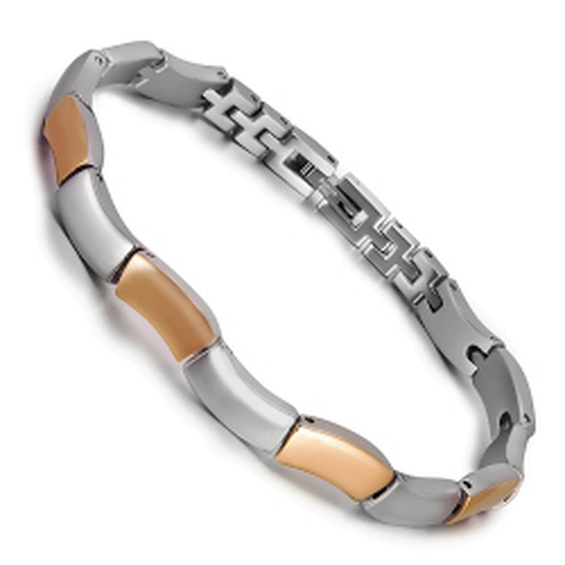 Wollet Health Japanese Energy Bio Magnetic Germanium Titanium Bracelet With Magnet Jewelry For Men Women