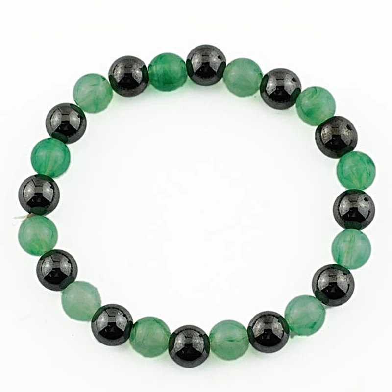 Health Benefits infrared germanium handmade beaded hematite kids gps bracelet