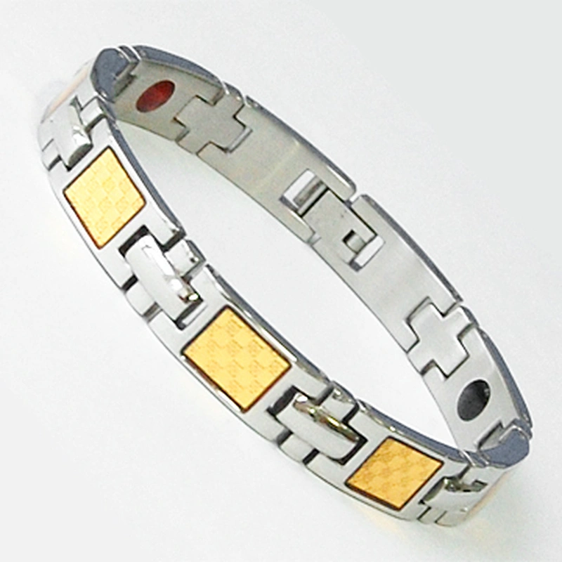 2014 316l stainless steel fashion magnetic bracelet for serving wholesale harley davidson jewelry