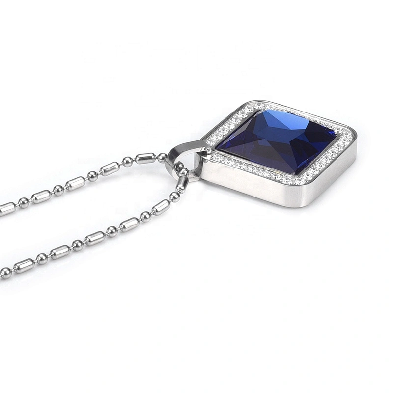 Wollet New Design Fashion Blue Zircon Negative Ion Original Energy Health Pendant
