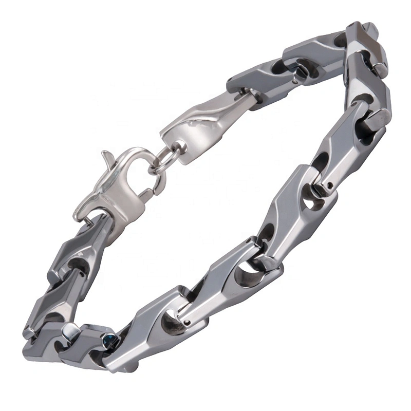 Wollet Fashion Healthy  Wholesale price link tungsten bracelet for men