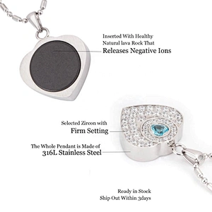 Wollet Volcanic Rock Original Negative Ions Fashion Manufacturers Quantum Japanese Lava Energy Pendant