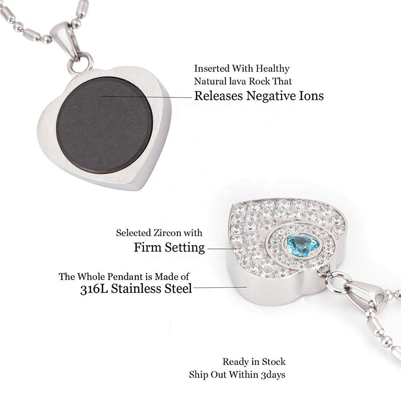 Wollet Volcanic Rock Original Negative Ions Fashion Manufacturers Quantum Japanese Lava Energy Pendant