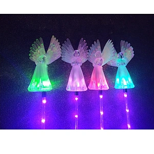 Wollet led solar simulation angel lamp outdoor waterproof garden landscape lawn lamp garden decoration lamp