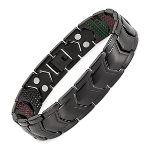 Wollet Wholesale Price Health Blood Pressure Stainless Steel Bio Neodymium Magnetic Bracelet