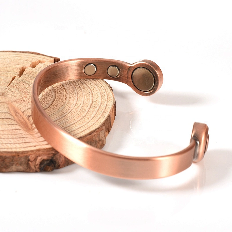 Wollet Wholesale Arthritis Pain Relief Therapy Healthy Mens Copper Magnetic Bracelet