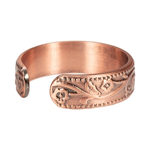 Wollet Magnetic Copper Ring Arthritis Women Pure Copper Rings for Women Adjustable Health with 3PCS Magnets