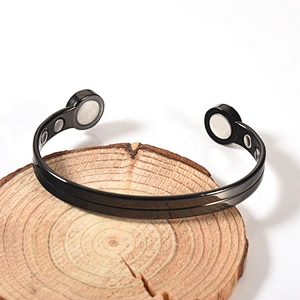 Wollet Magnetic Arthritis Pain Relief Therapy Healthy Cuff Vintage Engraved Copper Bracelet