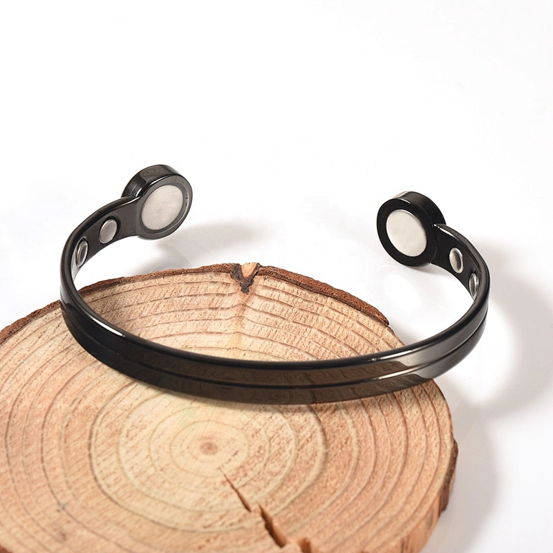 Wollet Magnetic Arthritis Pain Relief Therapy Healthy Cuff Vintage Engraved Copper Bracelet