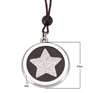 Wollet Manufacturers  Fashion Original Volcanic Rock Negative Ions Quantum Japanese Lava Energy Pendant