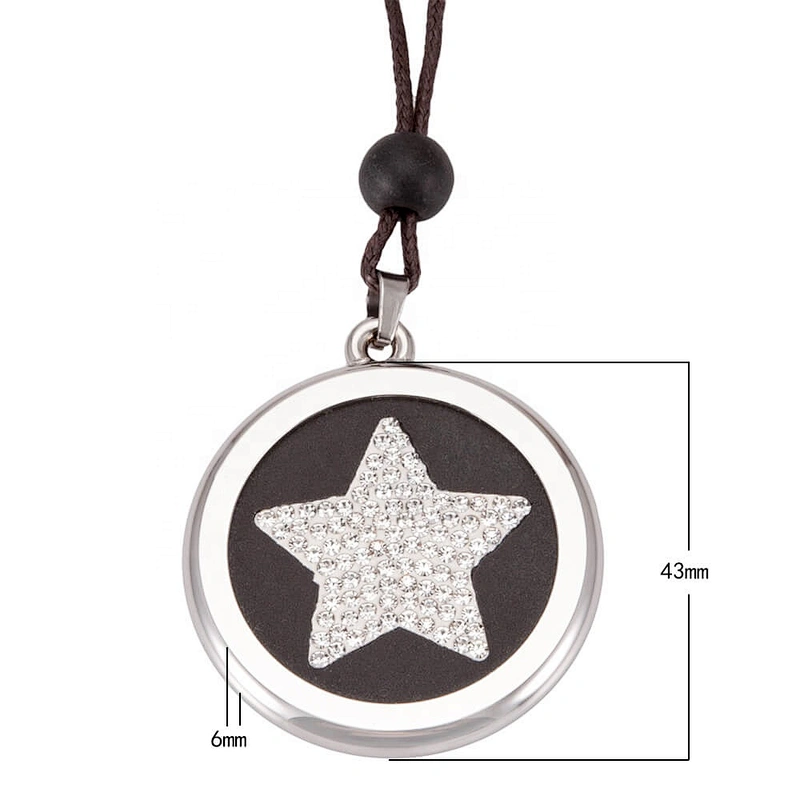 Wollet Manufacturers  Fashion Original Volcanic Rock Negative Ions Quantum Japanese Lava Energy Pendant