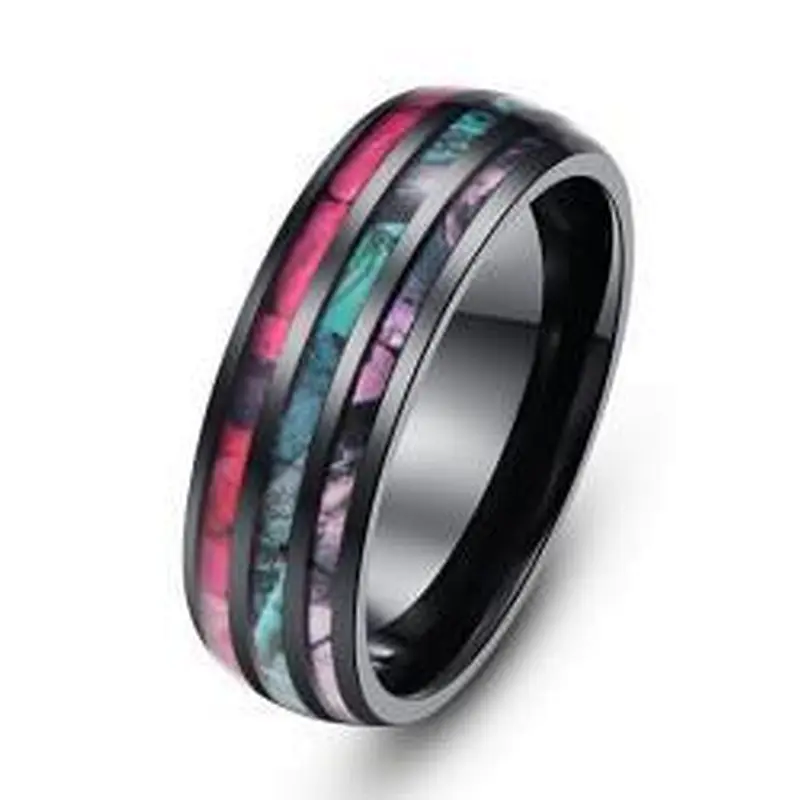 Wollet New Fashion Stainless Steel Dragon Ring with Diamonds