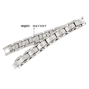 Personalized inventory titanium magnetic bracelet