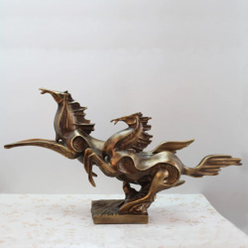 Wollet Home Decorations Furnishings Bronze Horse Eagle Resin Crafts