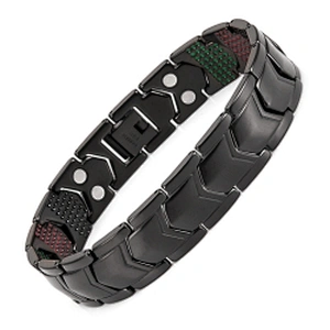 Wollet Wholesale Price Health Blood Pressure Stainless Steel Bio Neodymium Magnetic Bracelet