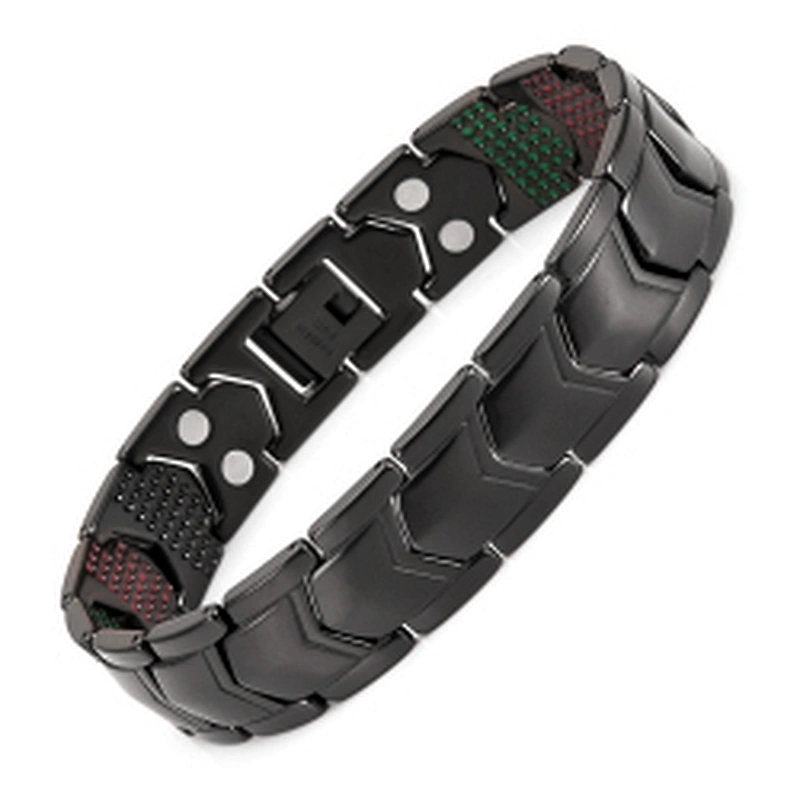 Wollet Wholesale Price Health Blood Pressure Stainless Steel Bio Neodymium Magnetic Bracelet