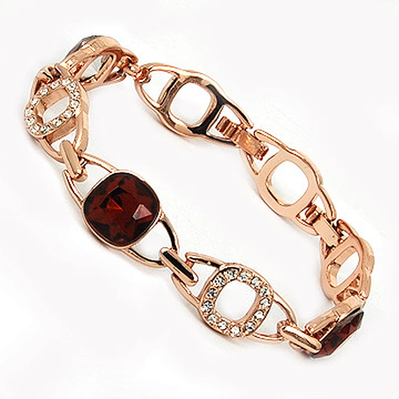 wholesale stainless steel bracelet jewelry with beautiful stone