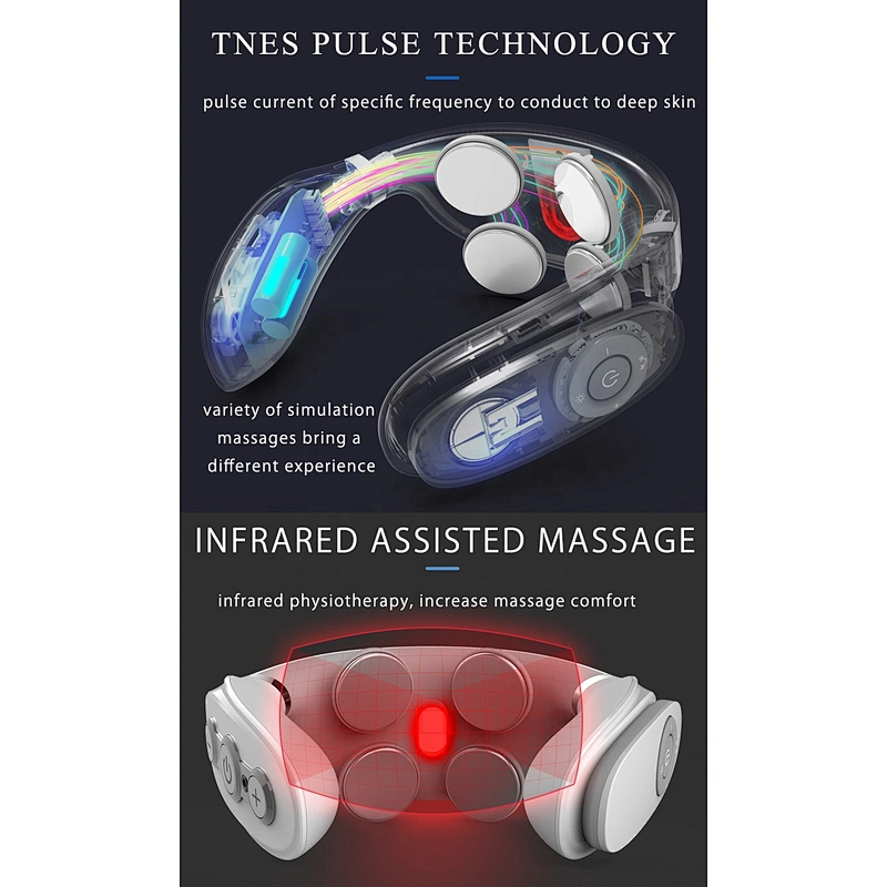 Wollet Portable Mini Electric Vibration Charging Massager Multifunctional Usb Neck Massager