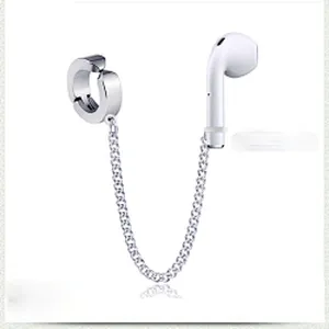 Wollet Sports wireless headset anti-lost stainless steel earrings