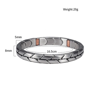 Wollet New Design Flexible Stainless Steel Magnetic Therapy Elastic Bracelet for Women and Girls