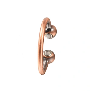 Wollet Magnetic Copper Ring Arthritis Women Pure Copper Rings for Women Adjustable Health with 3PCS Magnets
